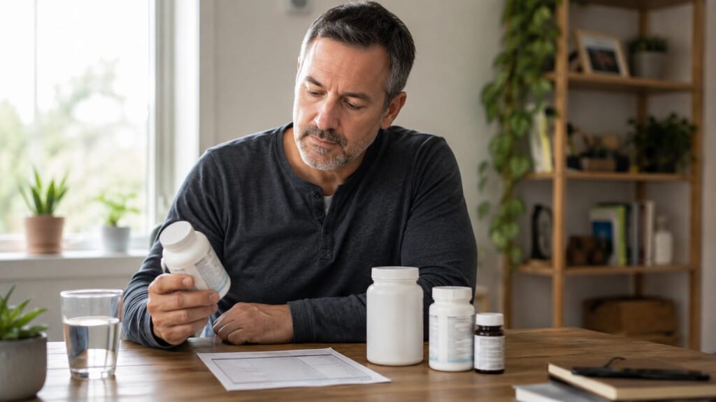 Best joint support supplements being compared by an adult reviewing ingredient labels