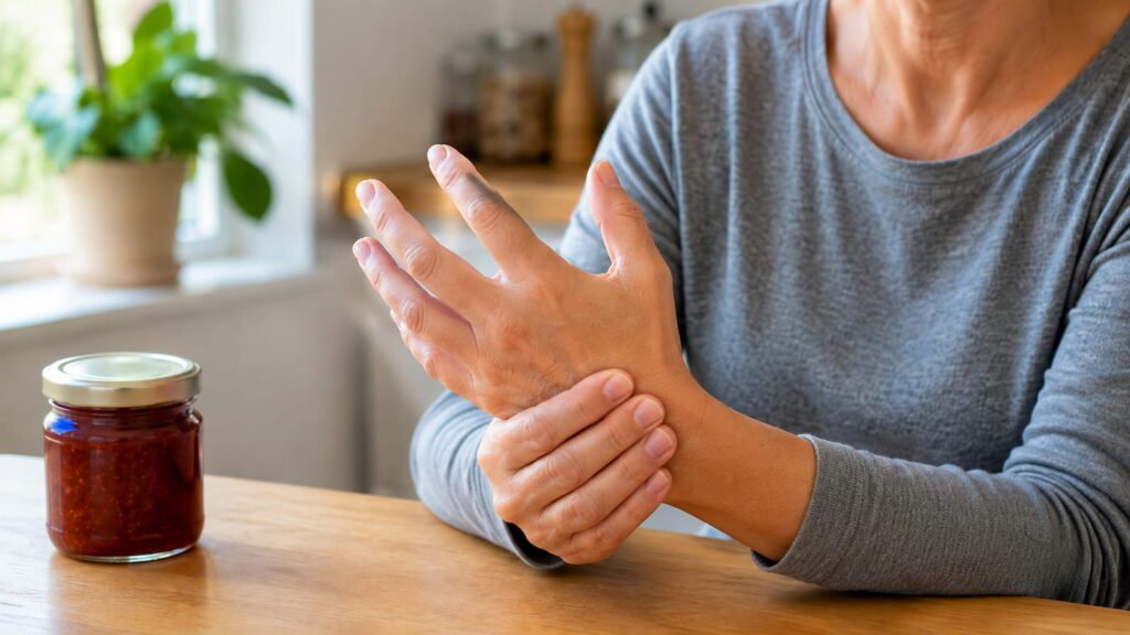 Thumb joint pain when gripping an everyday object