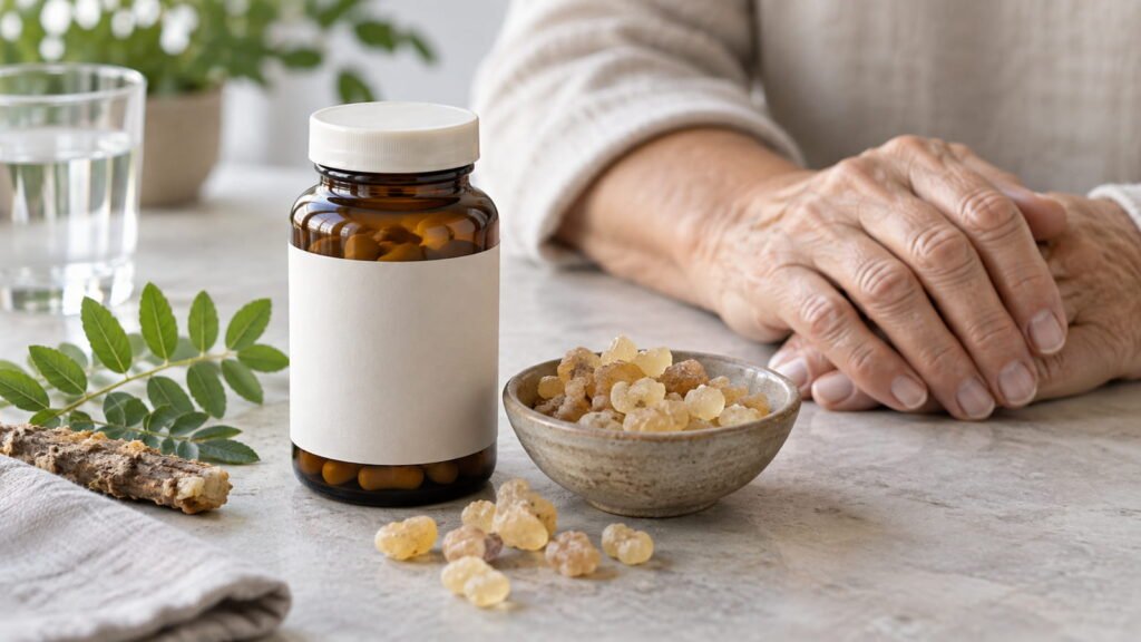 Boswellia for joint pain supplement with natural Boswellia resin